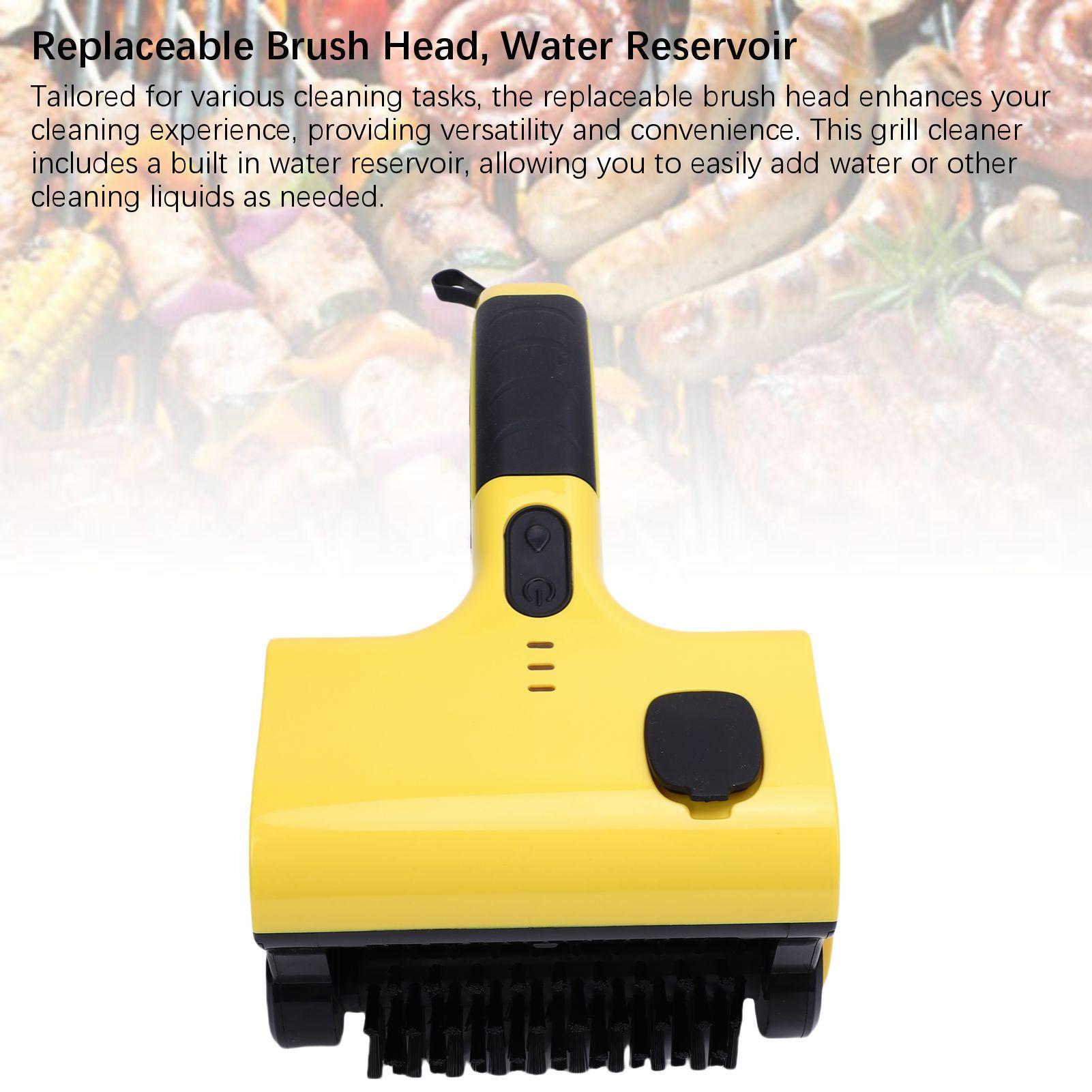 

Electric Grill Brush Multi Functional Cordless Rechargeable Electric Grill Cleaning Scrub for Barbecue Grill Kitchen Tiles