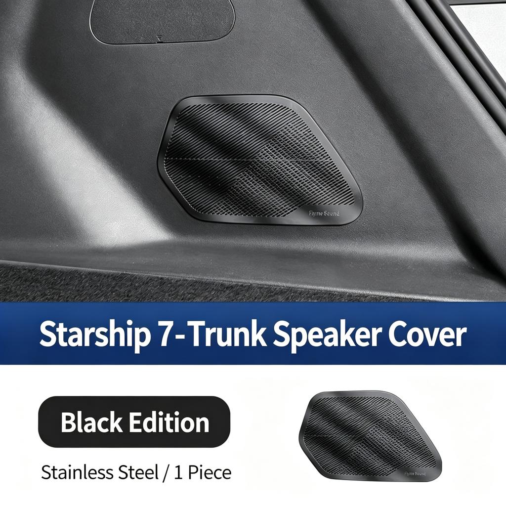 For Geely Starray EM-i EX5 EM-i Car Door Horn Cover Stainless Steel Audio Panel Protective Stickers Cover Interior Accessory