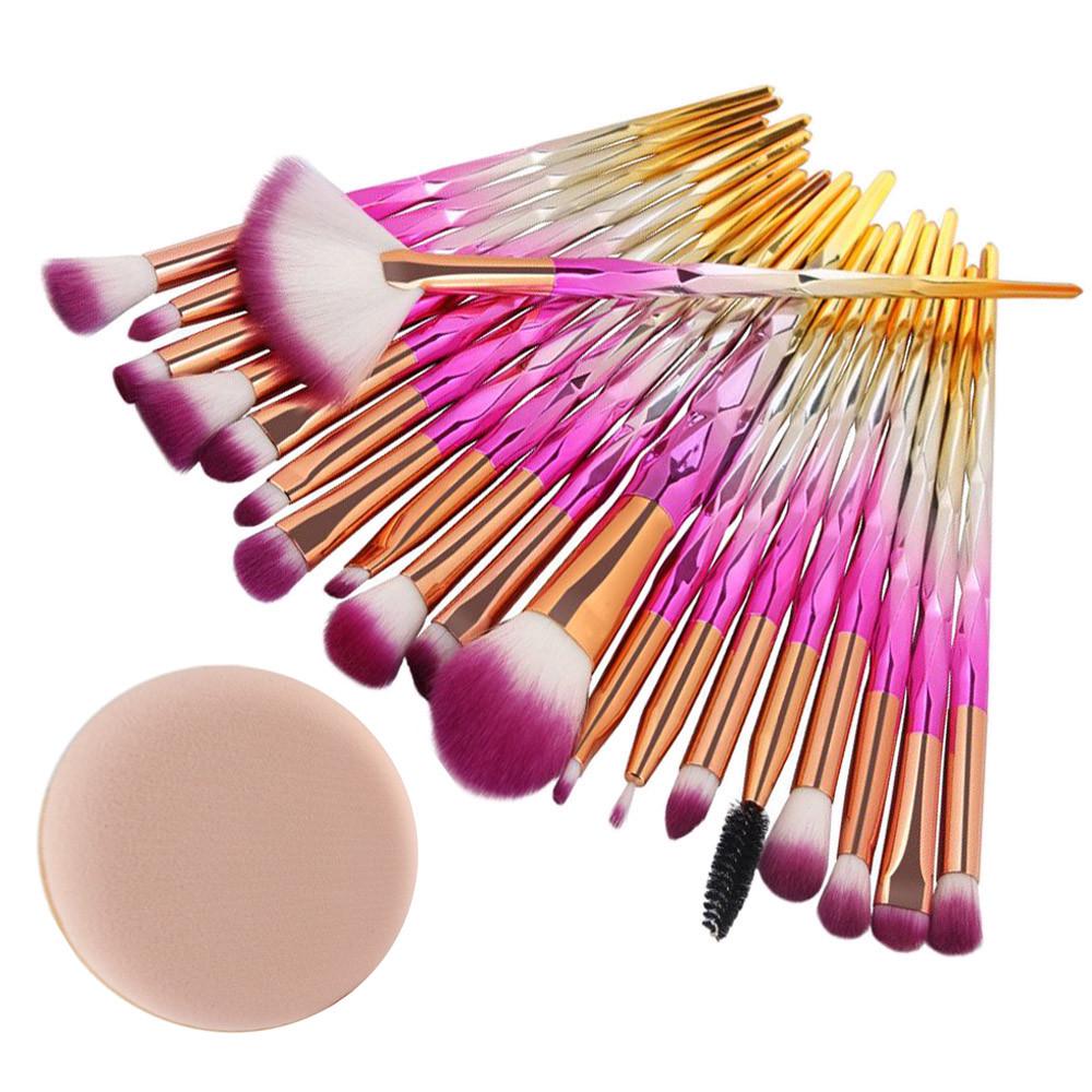 20PCS Make Up Foundation Eyebrow  Blush Cosmetic Concealer Brushes