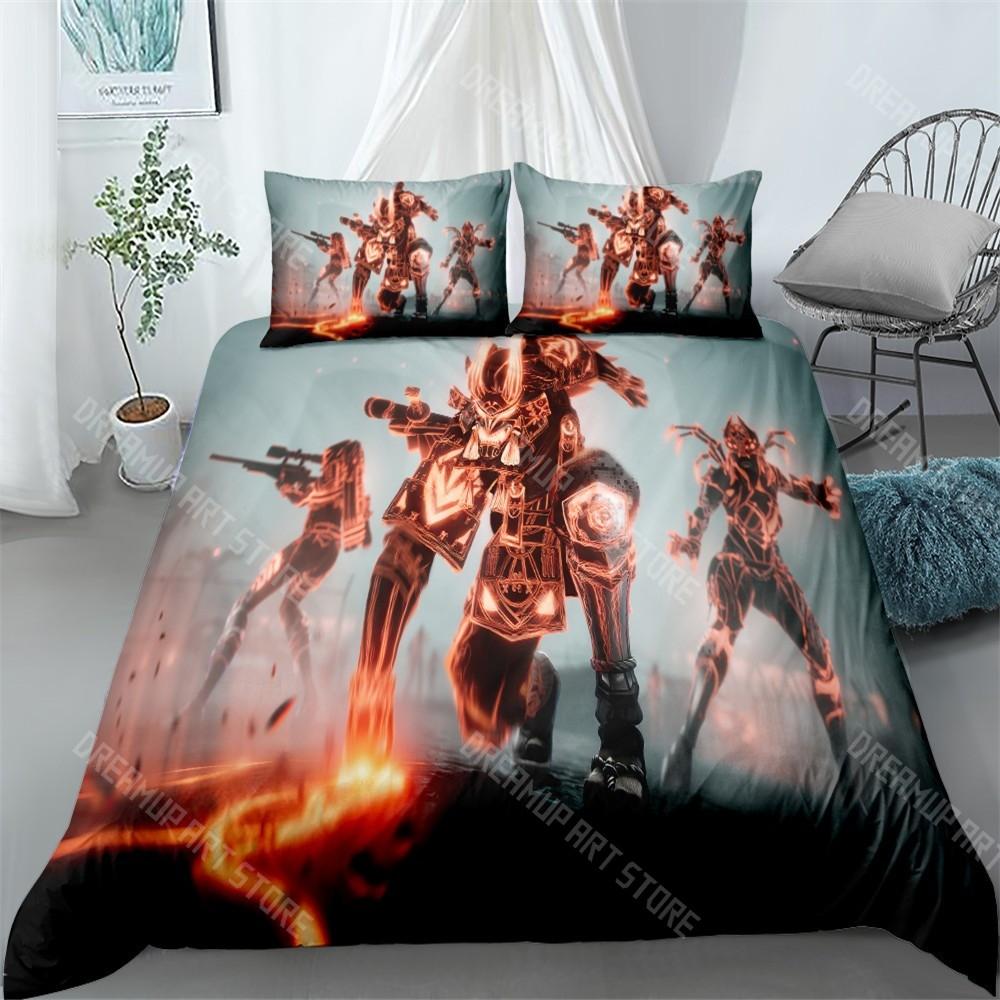 Hot Game Duvet Cover Pillowcase Bedding Set F-FORTNITES Adult Boy Girl Bedroom Decoration Children Gift Single Double Large Size