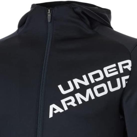 VÝKONNÁ PLETENÁ HYBRIDNÍ MIKINA NA ZIP [Under Armor]