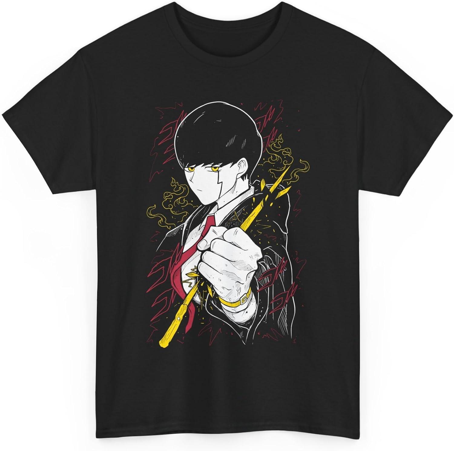 

Mashle Magic and Muscles T-Shirt Anime Merch Casual Short Sleeved T Shirt Unisex Tee M-1 XXXXXL чорний