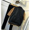 Women's Spring Pu Leather Motorcycle Vest Student Korean Style Loose-fit Top