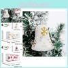 Gold Snowflake Bell Decorations For Christmas Tree European Style Holiday Accents