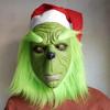 Mască Monstru Verde Grinch Crăciun Halloween Petrecere Costum Prop Amuzant Latex