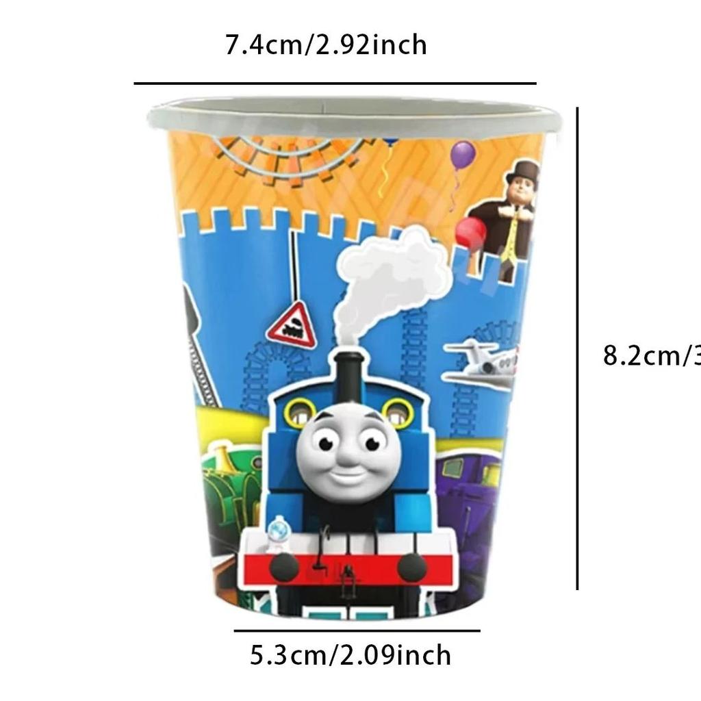 Thomas Trains Theme Party Decorations Thomas Friend Plates Cups Backdrop Balloons Kids Birthday Party Supplies Baby Shower Gifts