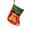 Thickened Christmas Socks Candy Bag Santa Claus Elk Snowflake Christmas Tree Decorations  Kids