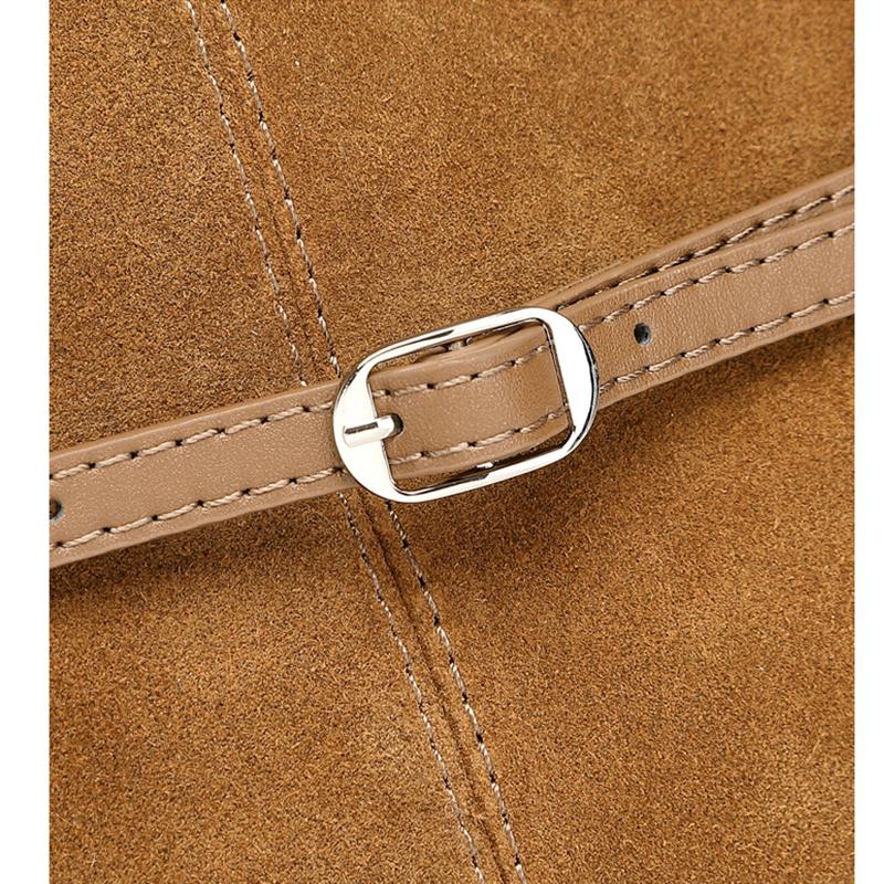 Oversized Suede Leather Briefcase Spacious Handheld Shoulder Crossbody Bag Women Slouchy Commuting Premium Light Luxury Handbag