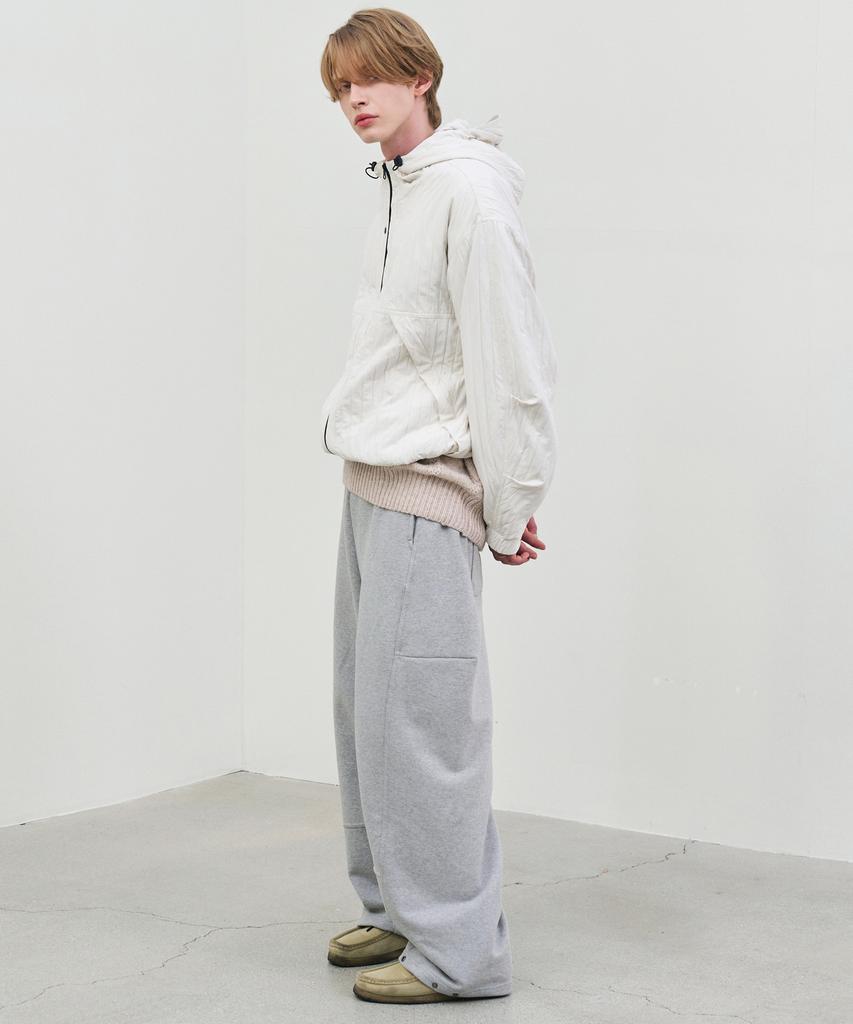 KNOUUN Easy Sweat Pants (Melange Gray)