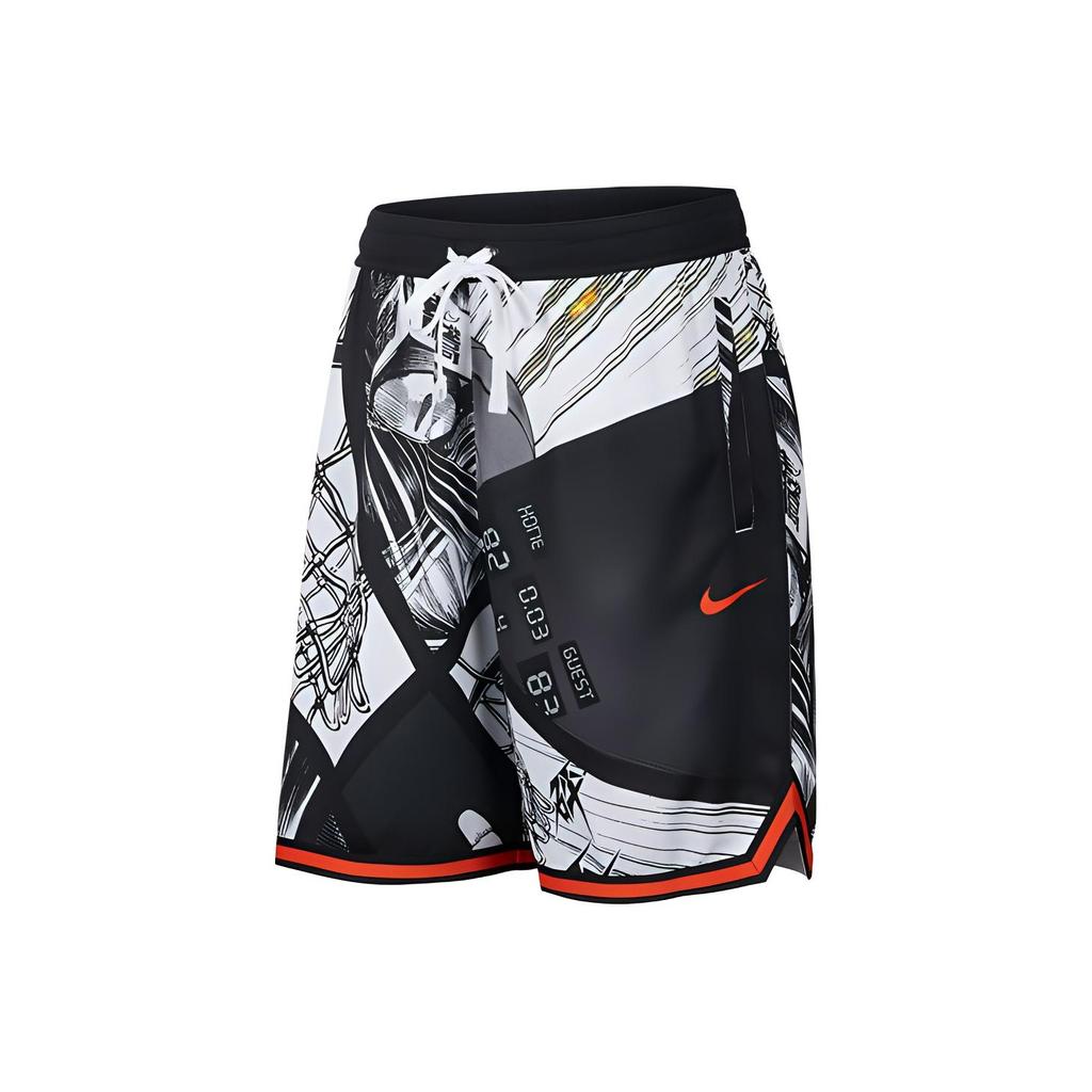 Nike Dri-Fit Retro Comic Elite Basketball Shorts Men Shorts Black CI9082-010