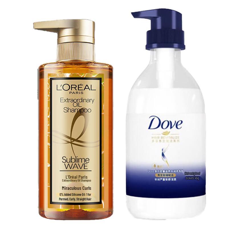 Dove Body Wash & L Oreal Shampoo Bundle