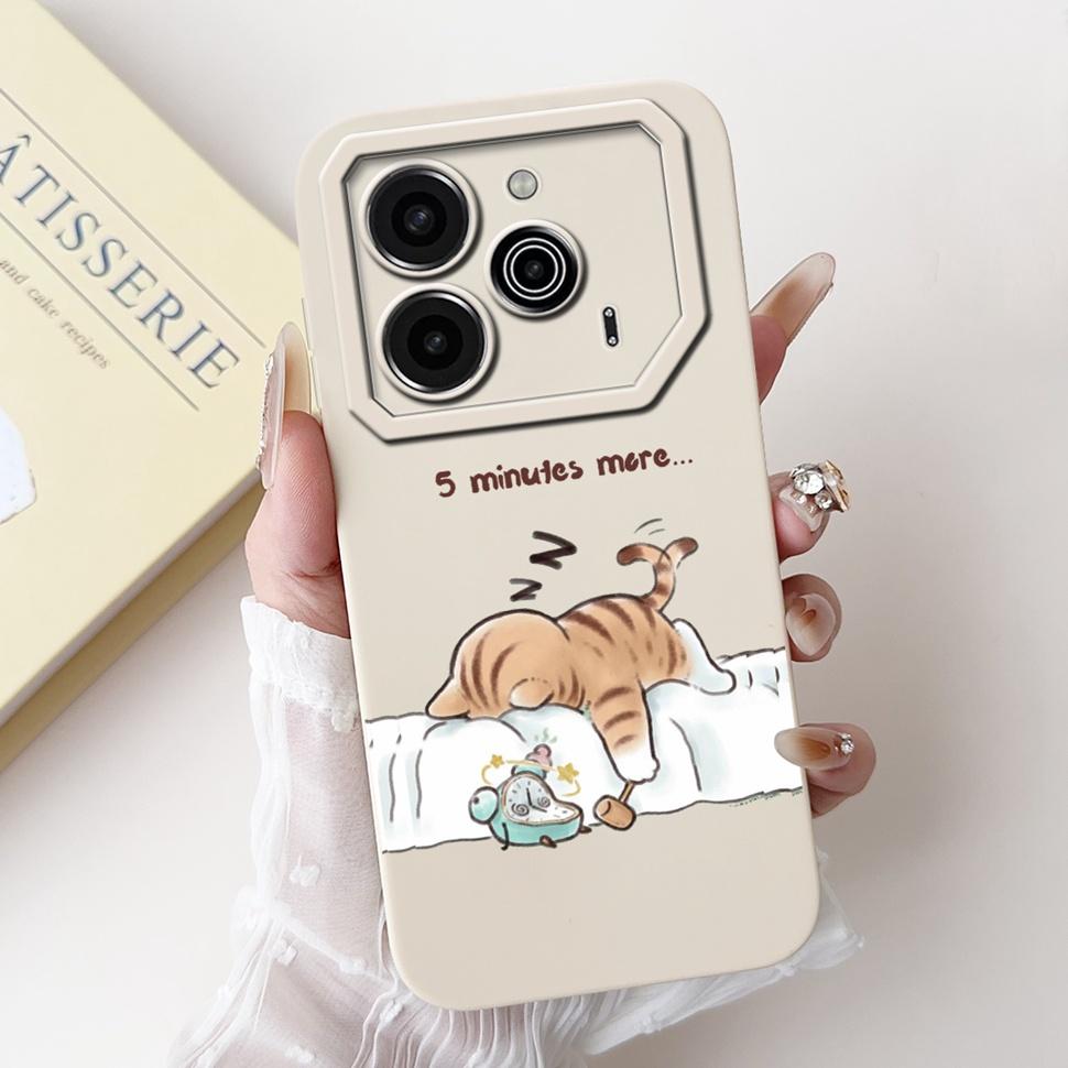Phone Shell For Tecno Pova 6 Pro 5G Case LI9 Cute Animals Cases Soft Silicone TPU For Pova 6 Pova6 Pro Protector Cover 6.78"
