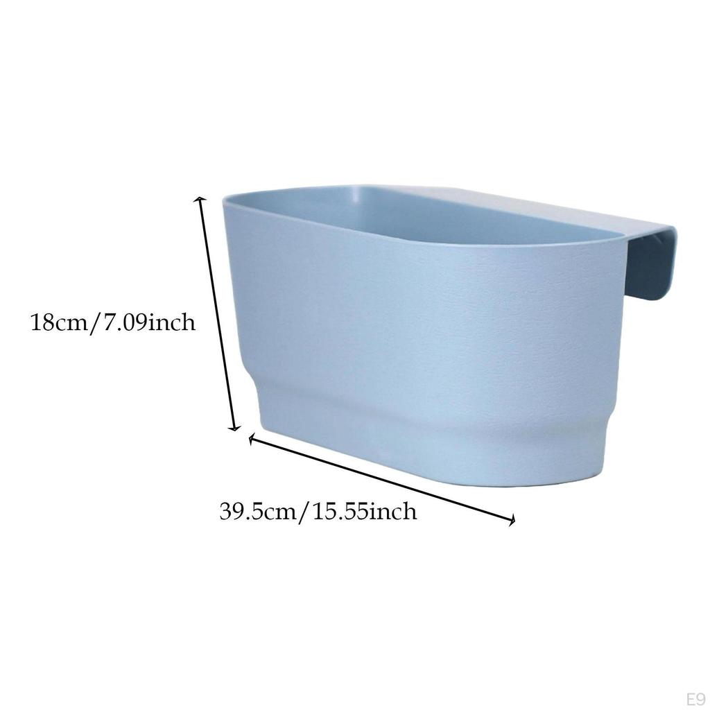 Railing Planter Fence Creative Flowerpot Breathable Plant Pot Hanging Flower with