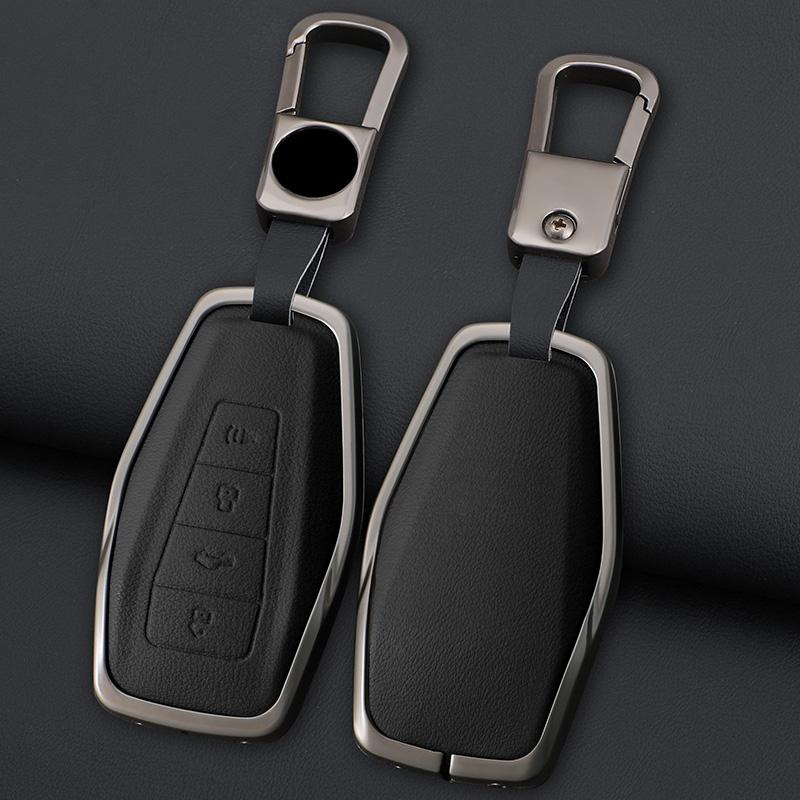 Zinc Alloy Auto Key Fob Cover Case Protective Housing Remote Fit For Geely Okavango Coolray Atlas Monjaro Tugella Emgrand Gt S Proton X50 X70