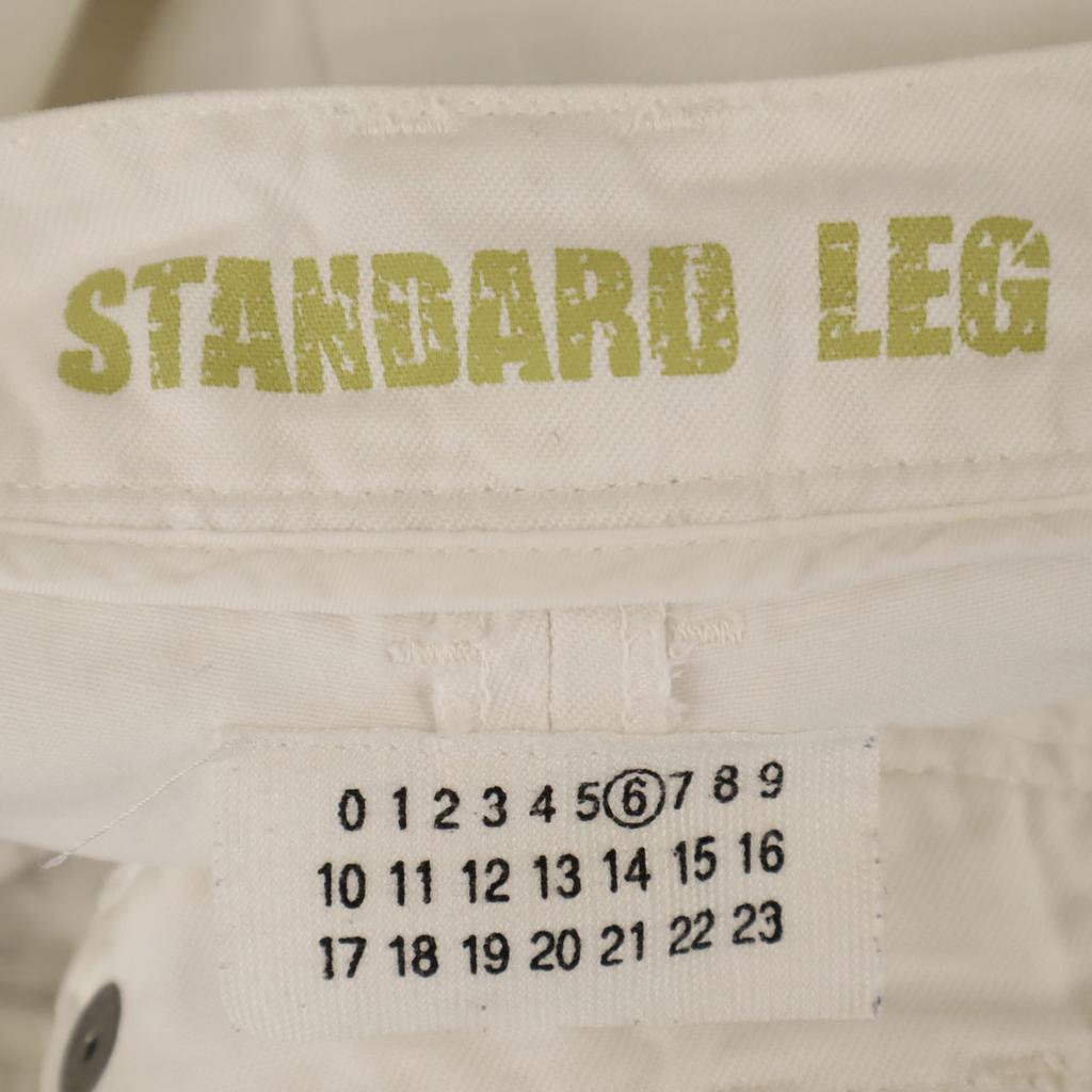 MARTIN MARGIELA Made In Italy Straight Pants 38 White Women Used