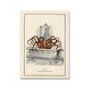 Lustige Badezimmer Toilette Dekoration Leinwand Malerei Tier Badewanne Poster Bär Krake Pinguin Schimpanse Retro Wand Bild Kunst