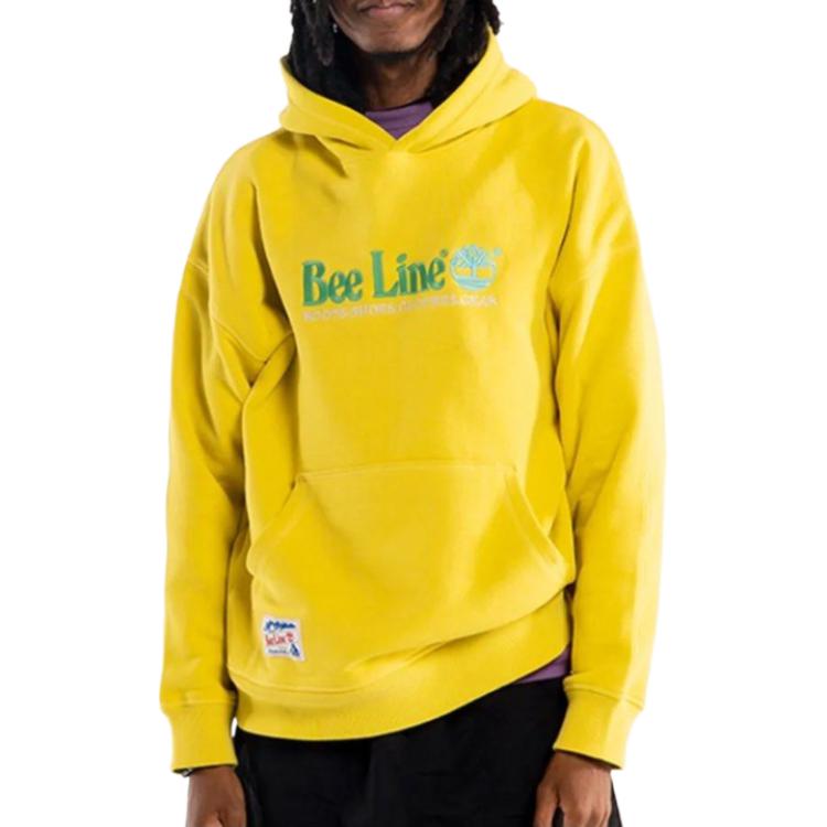 Timberland SS23 Kapuzenpullover mit Buchstabenstickerei Langarm-Sweatshirt Herren-Sweatshirt Gelb TB0A2FRV333