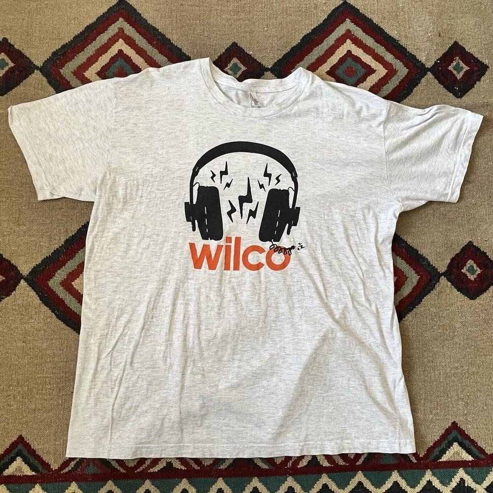 Vintage Wilco Band Cotton Gray Shirt Unisex Concert S to 5XL DO529 Unisex T-Shirt S