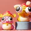2pcs/set Cartoon Animal Burst Eye Snake Keychain With Keychain Eyeball Burst Squeeze Toy  Girl Toy