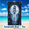 Beach Towel Custom Name Text, Quick Dry Large Towel For Beach HomeCorpse Bride Emily Victor