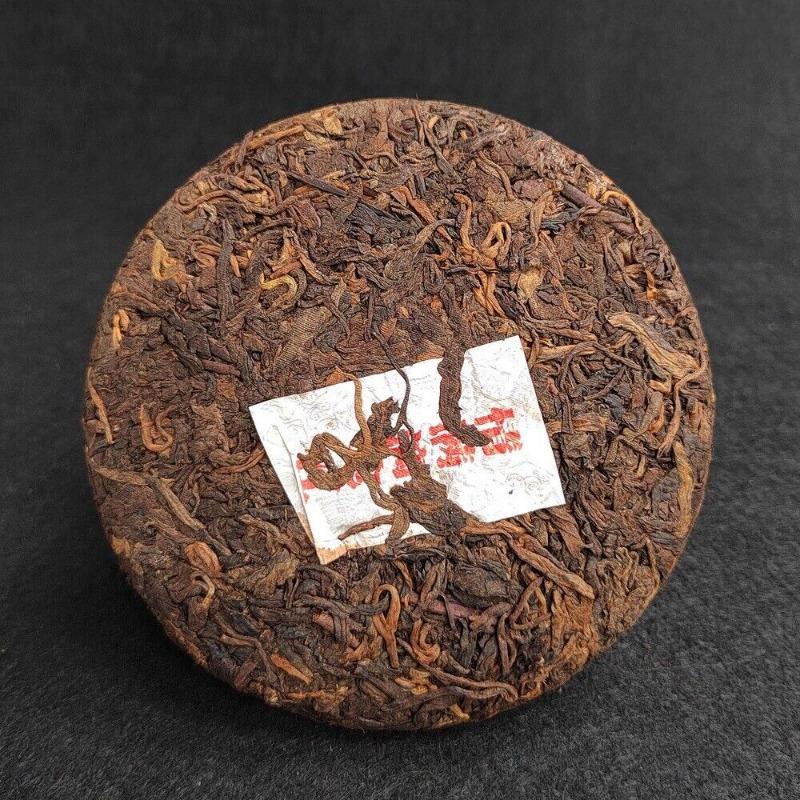 Organic Ripe Puer Tea Cake Fermented Puerh Tea Cake Natural Tea100g/3.52oz