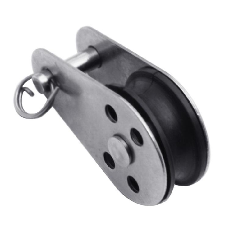 Industrial Grades Nonrust Steel Nylon Pulley Camping Gear Pulley For Sailboats Flagpole And Outdoor Equipment