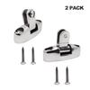 SHENGHUI Pair Boat Bimini Top Deck Swivel Hinges Side Mount Stainless Steel 316 Marine