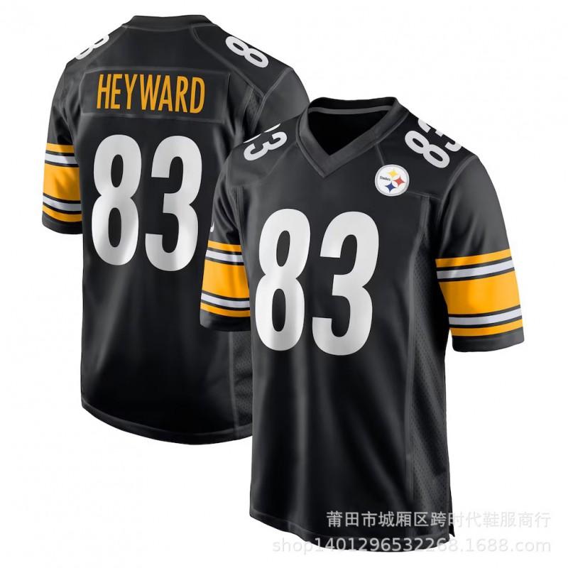 Pittsburgh Steelers NFL Football Jersey Custom Embroidered 8 Rodgers 4 Metcalf Fan Apparel Men