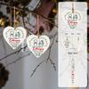 Heart Shaped Christmas Tree Ornaments, Christmas Decorations, Home Decor, A Christmas Surprise For Family And Friends.