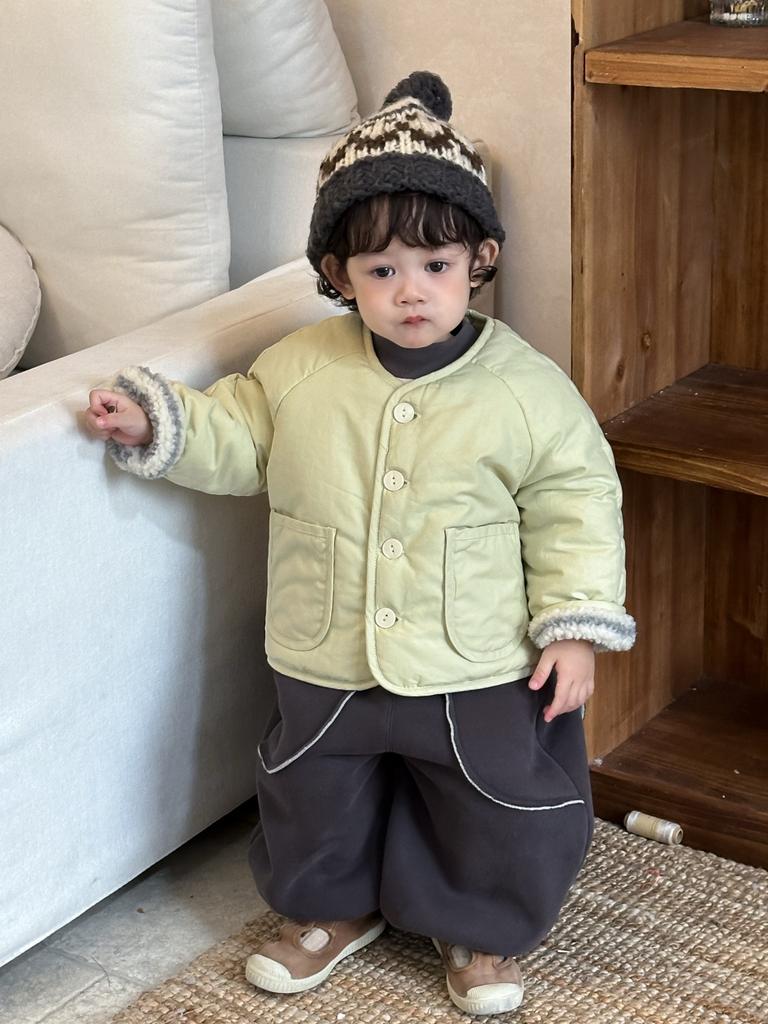 Children's autumn and winter clothing new children's clothing baby cotton jacket winter clothing boys thickened suit