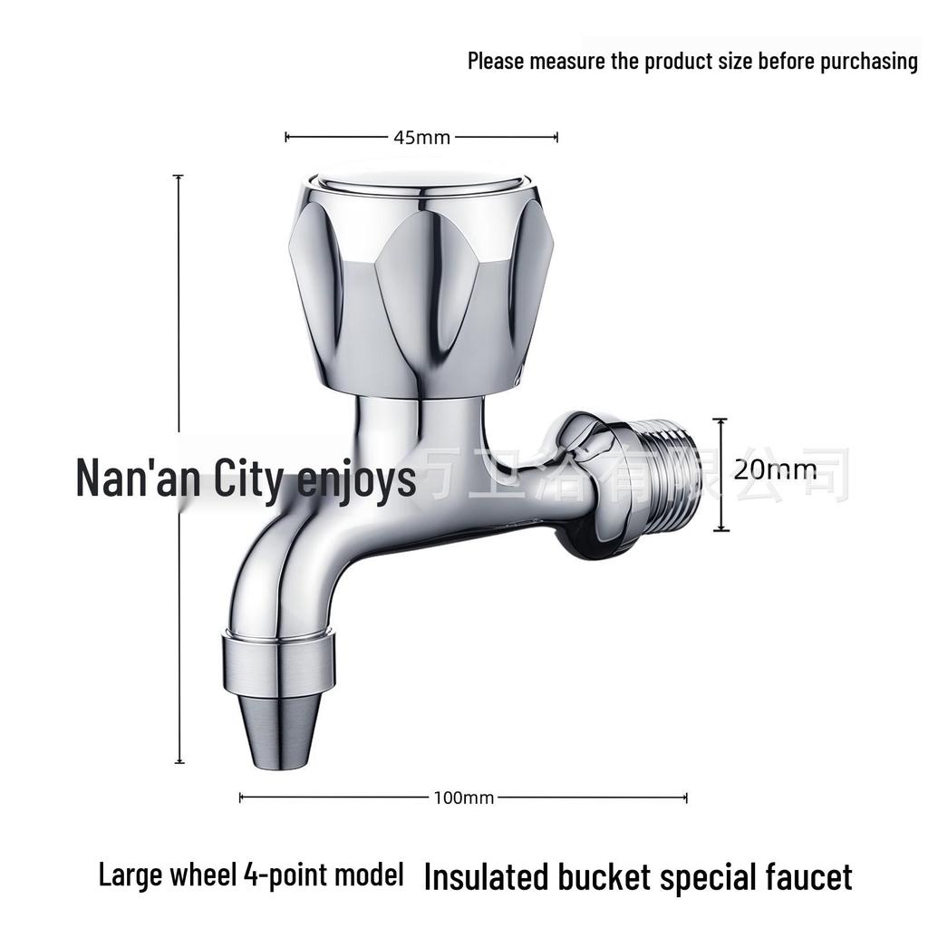 High-Temperature Electric Water Heater Faucet for Insulated Soy Milk/Milk Tea Bucket (3/8", 1/2", 3/4" Copper)