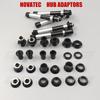 Adaptadores de Cubo Novatec QR 9 12mm 15mm 100mm 142mm 110mm 148mm Boost TA 6 Parafusos CenterLock Eixo de Cubo de Disco Tampas de Extremidade do Eixo Dianteiro Traseiro