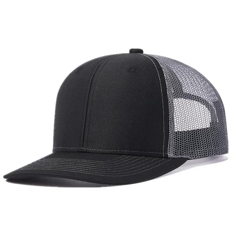 Hot Sale Unisex Cap Slight Curved Brim Style Trucker Hat  Men & Women Casual Outdoor Breathable Summer Cap