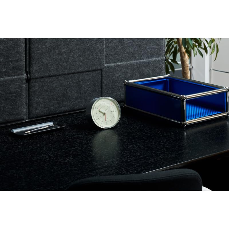 Lemnos Alarm Clock, Analog, Ento, Aluminum, Light Green, Luminous, ENTO NTL25-02 LGN