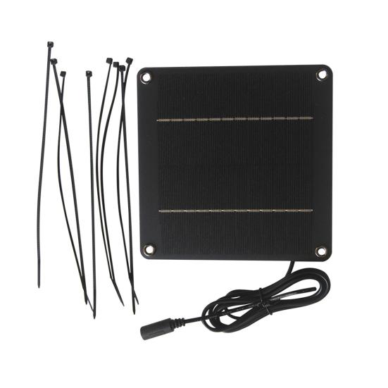 Solar Panel Fan Kit 12V Monocrystal Silicon Solar Panel