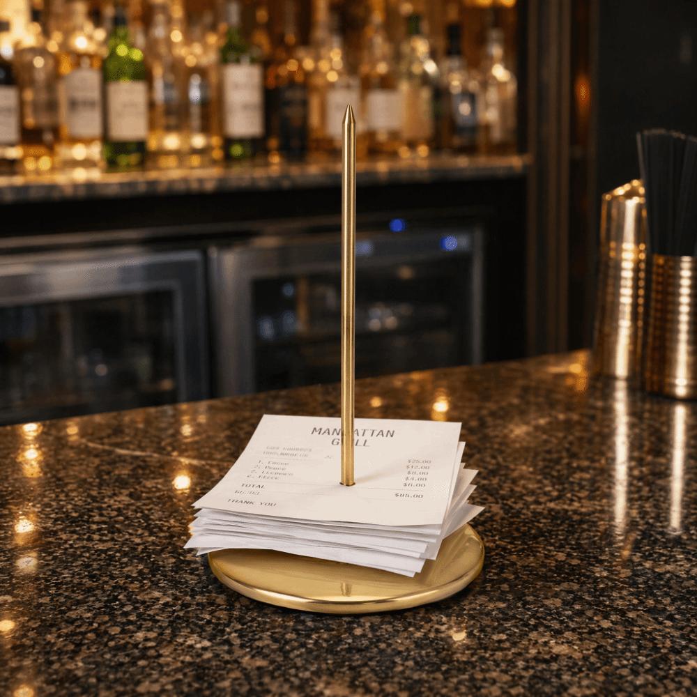 Stainless Steel Bill Holder Spike Thickened Ticket Stabber Rod  Restaurant Bar Kitchen Office Hotel