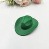 Holographic Neon Glitter Mini Cowboy Hat Western Theme Party Decoration Shiny Prop for Birthday Festival Events