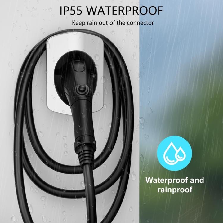 Electric Car Chargers Base Protects Connector From Snow Rain EV Chargers Holder Stand For Home Garage Use