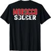 Marokko Voetbalfans Shirt - Marokkaanse Vlag Voetbal Liefhebbers T-shirt(2)