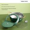 Tempura Frying Pot: Oil-Saving, Temperature-Controlled Mini Deep Fryer
