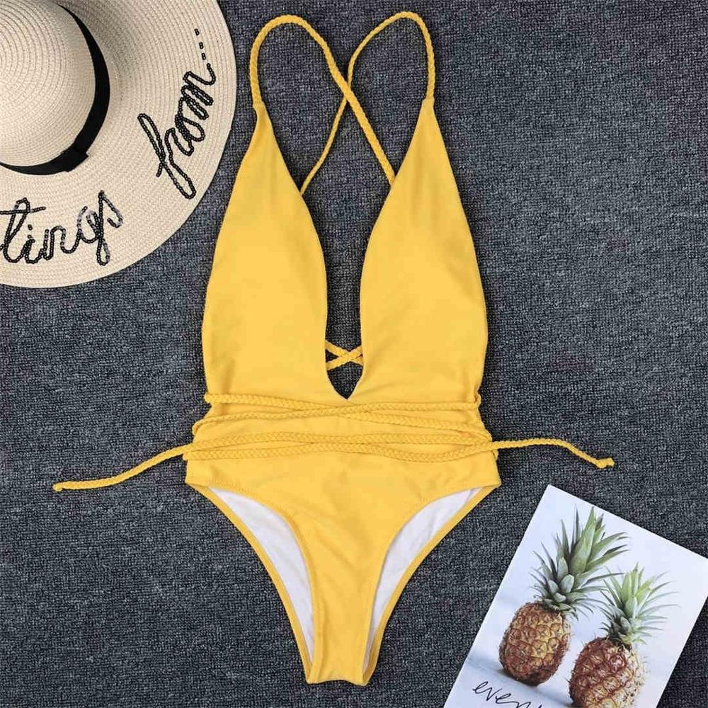 Maillot de bain une pièce à longues bretelles, à enrouler autour, pour femmes, à paillettes scintillantes, Monokini, pour baigneurs