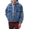 Levis Ss22 Single Button Solid Color Denim Jacket Men Jackets Blue 21261-0020