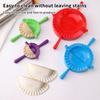 Manually Dumpling Maker Mold With Handle Dough Press Durable Plastic Multi-Color For Dumplings Cookies Pastry-Easy Use Kitchen