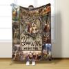 Customizable Flannel Blanket - English Envelope Series, Perfect Mother's Day Gift