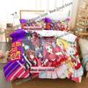 Zombie Lplus Saga Beding Set Single Twin Ful Quen King-Sized Dimensionsd Dimensions Bed Linen Set Adult People Kid Bedrom Duvetcover Sets Anime parure