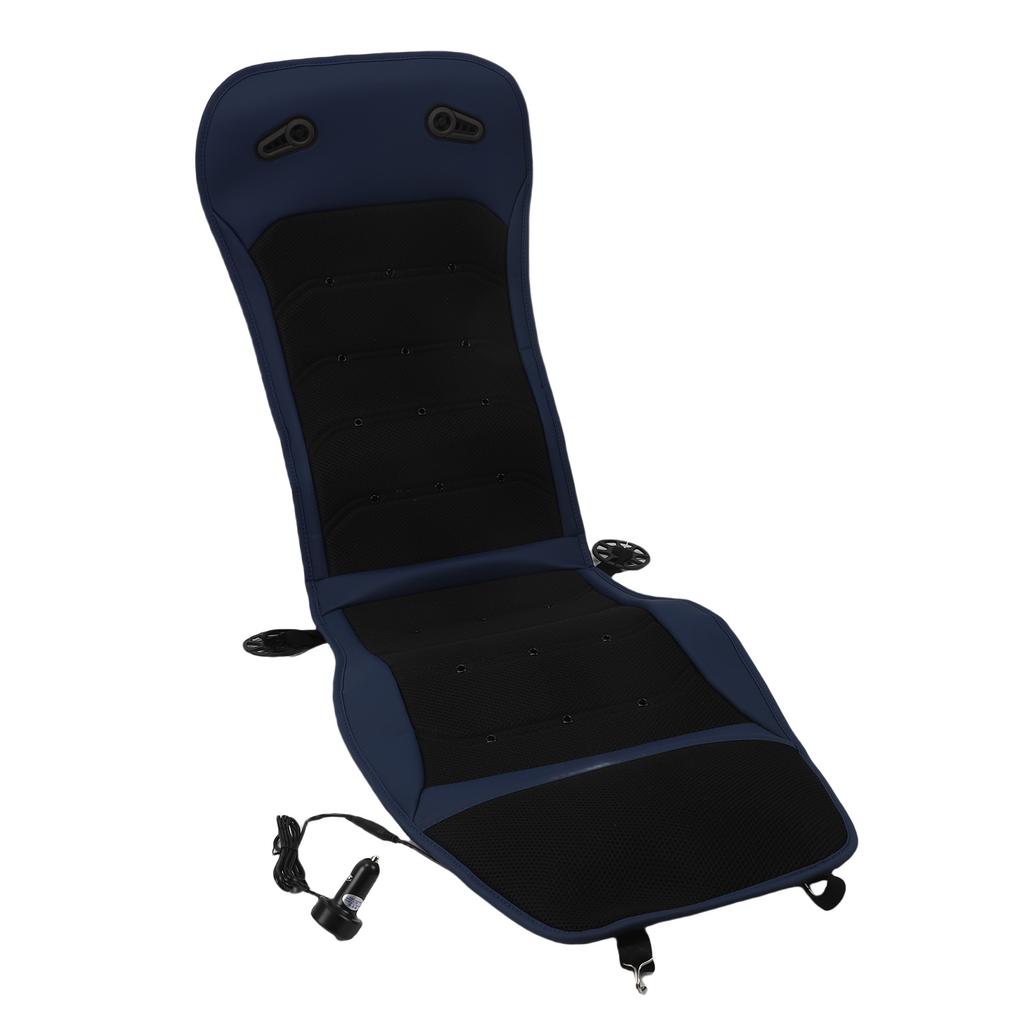Cooling Car Seat Cover with 2 Fans 24 Air Outlets DC 12 24V One Click Stepless Wind Speed Ventilated Auto Cool Seat Cushion Pad