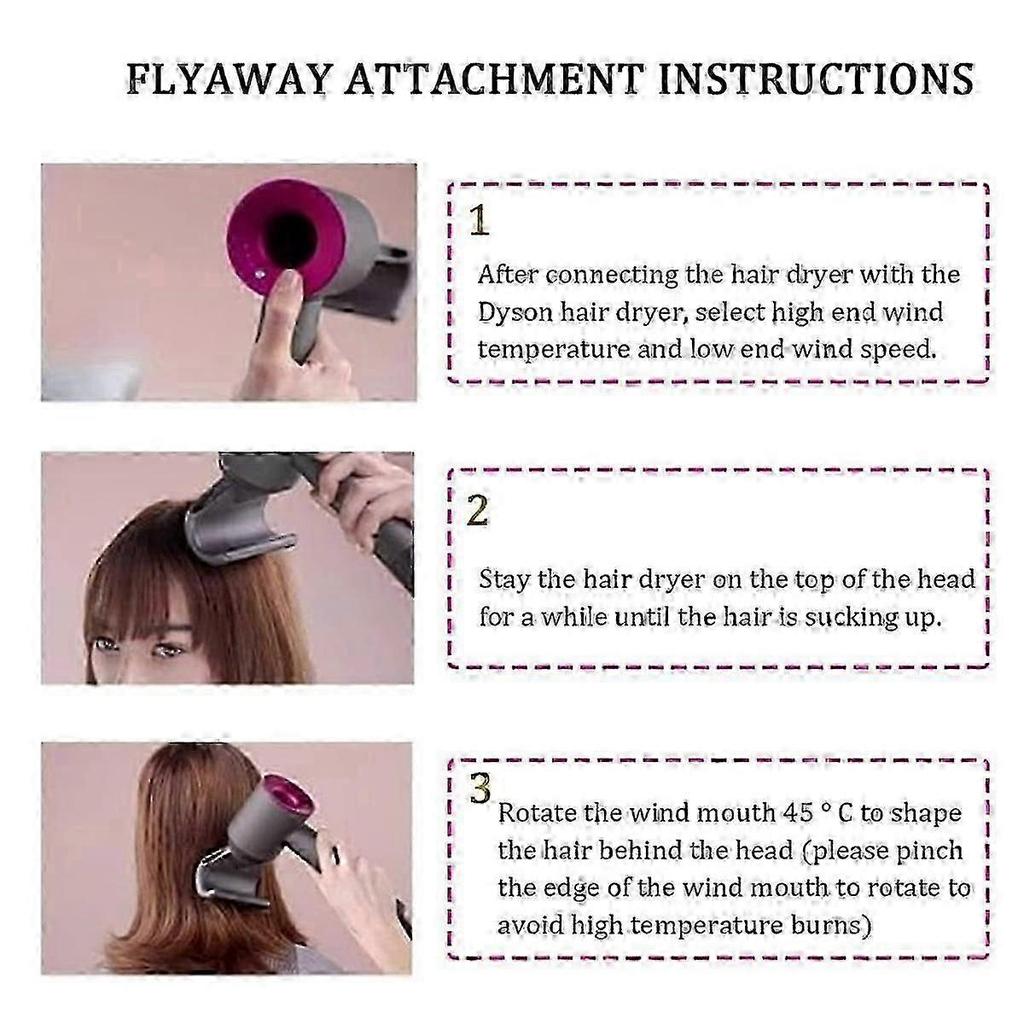 5PCS Hair Diffuser Attachment for Dyson Supersonic Hair Dryer, Professional Curly Hair Styling Tool, Heat Resistant, Fast Drying