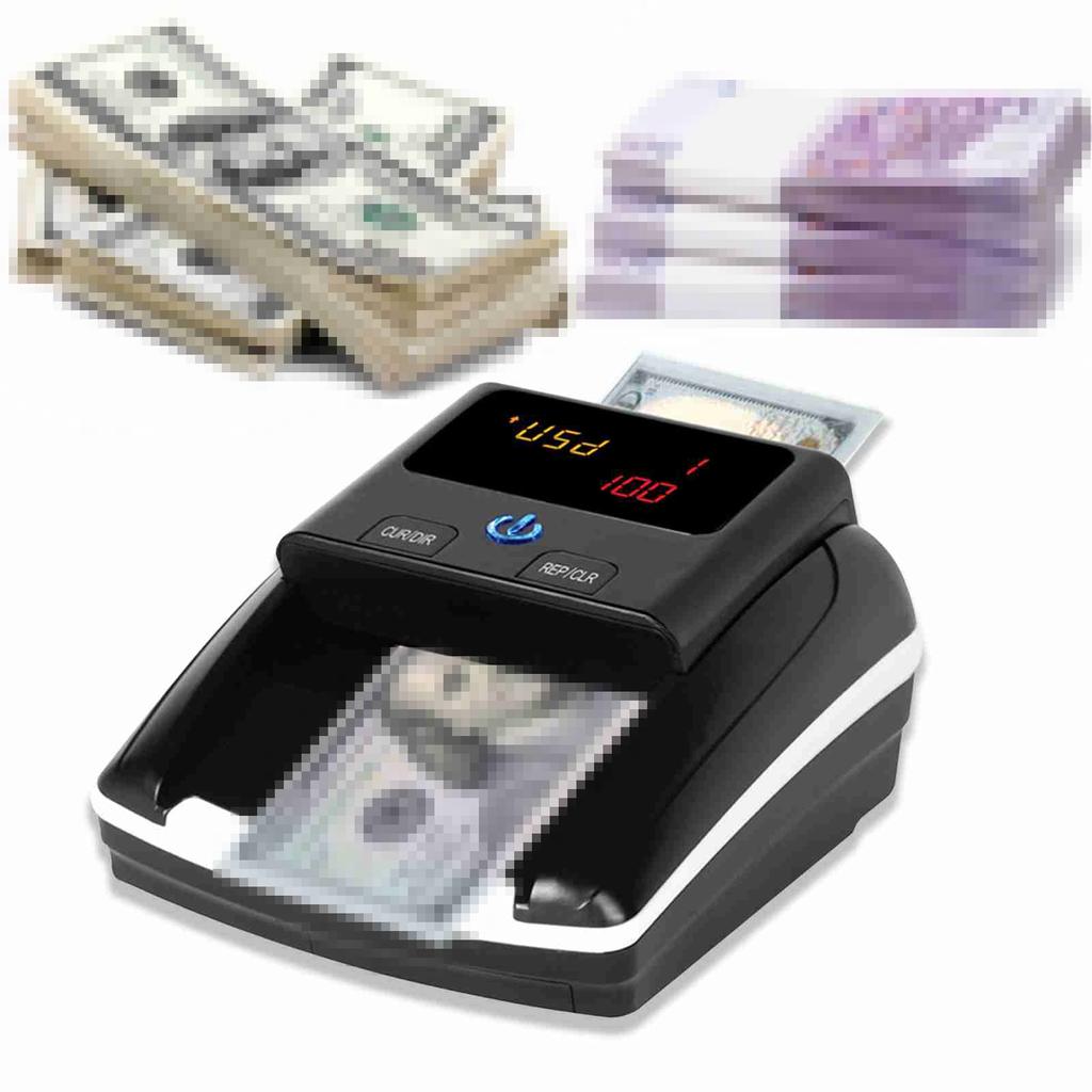 Macchina Conta Soldi Dollaro Euro UV MG WM IR Rilevatore di Banconote False Contabanconote per Negozi di Alimentari