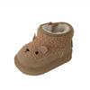 2025 Winter Non-Slip Anti-Kick Fleece-Lined Snow Boots for 1-2 Year Olds, Boys & Girls