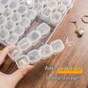 Portable Transparent 28 Grid Nail Enhancement Storage Box Tool Accessory Box Detachable Plastic Box Jewelry Diy Storage Box